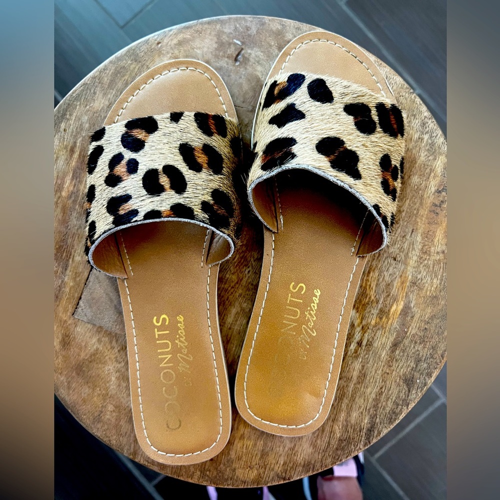 Animal Spot Slides Size 7